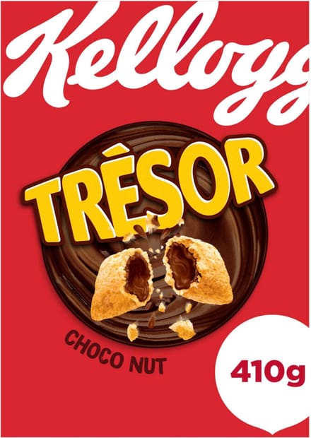 Kellogg's Tresor Choco & Nuts Ontbijtgranen - 6 x 410 gr - Voordeelverpakking
