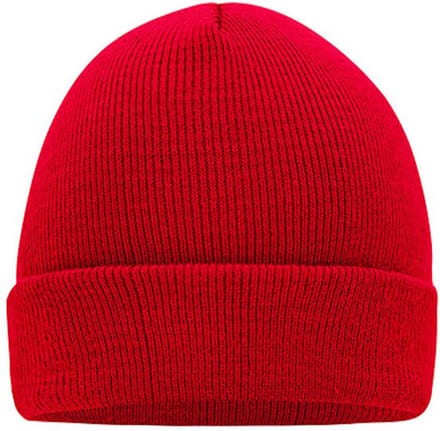 Myrtle Beach 'Knitted Cap' Beanie Red
