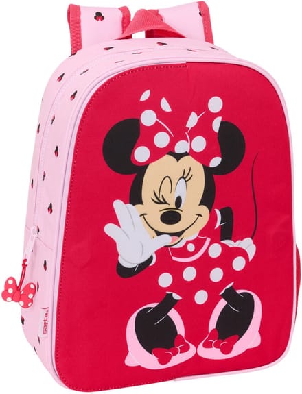 Schoolrugzak Minnie Mouse Naive Roze 26 x 34 x 11 cm