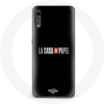Coque pour Huawei P20 - La Casa de Papel - Souple - Noir - Protection - Mixte