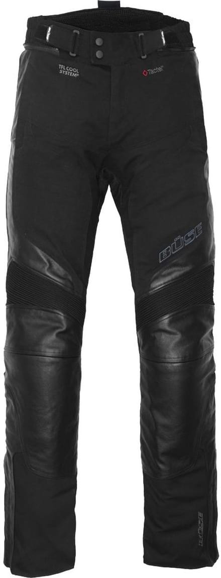 Büse Novaro Zwart Waterdicht Leren / Textiel Broek - Broek