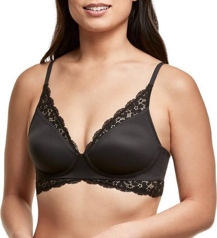 Maidenform Pure Comfort Convertible Bralette Vrouwen Beha - Zwart - Maat 75 B