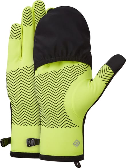 Ronhill | Wind-block convertible glove | Hardloop handschoenen | Fluo Yellow | M