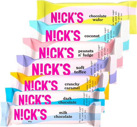 Nick's | Mix Chocolate Bars | Voordeelpakket | 7 stuks
