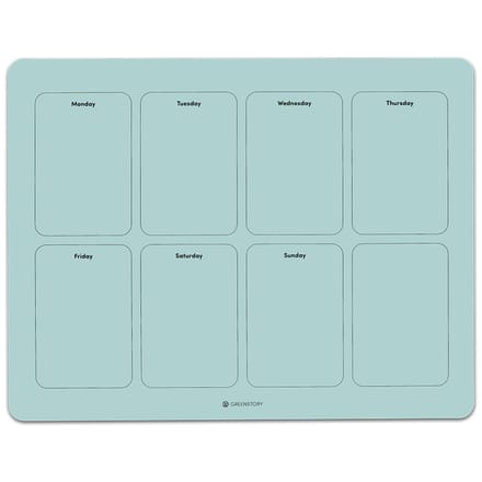 GreenStory - Week Planner - Zelfklevend - Blauw - M - met Sticky Pen