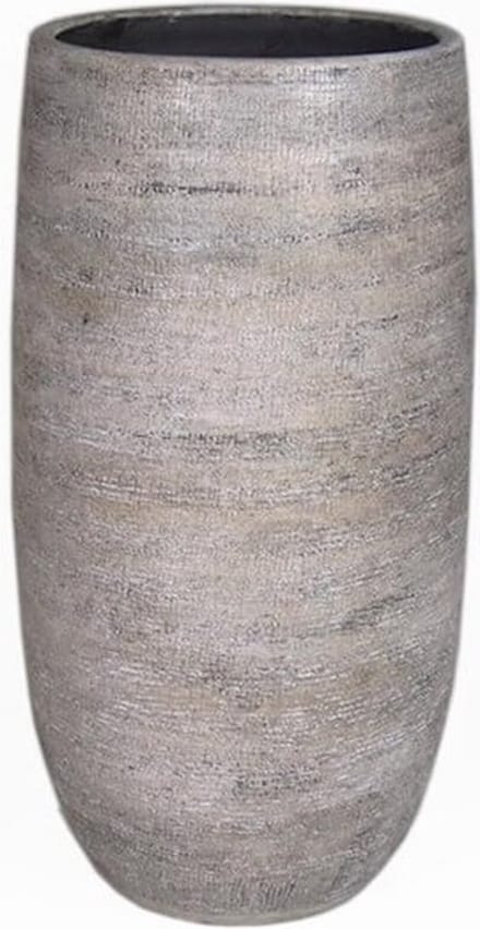 Vaas mira d26h50cm industrieel wit