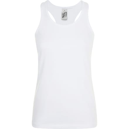 SOLS Vrouwen/dames Justin Sleeveless Vest (Wit)