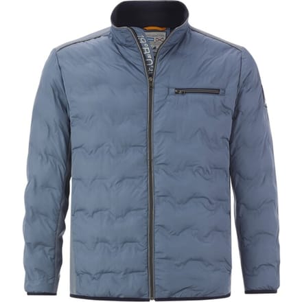 Jan Vanderstorm herren Donsjack - 54 - blauw - Plus Size