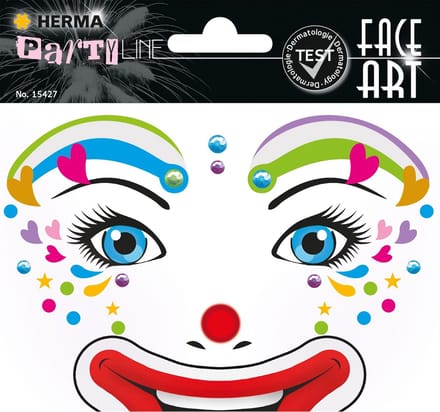 HERMA Face Art Sticker Clown Lotta