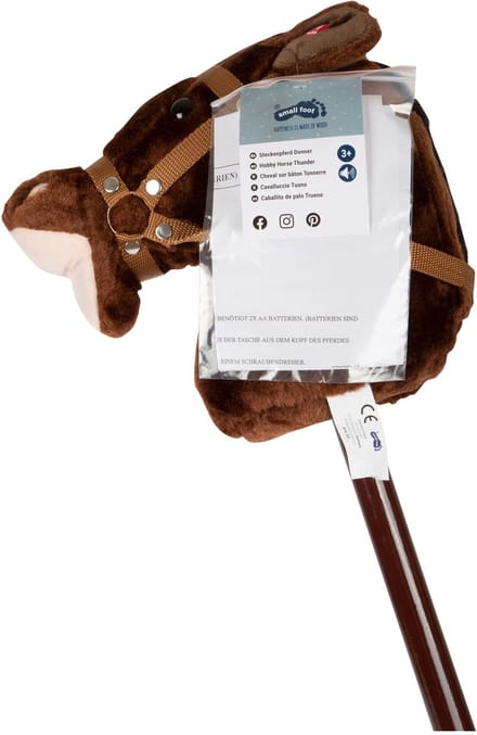 Small Foot - Wooden Hobbyhorse Thunder 88cm