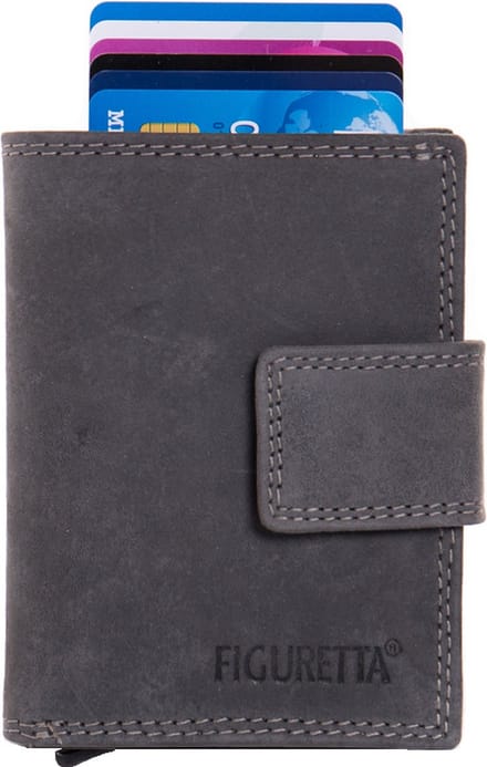 Figuretta RFID Billfold / Creditcardhouder / Portemonnee - Antraciet