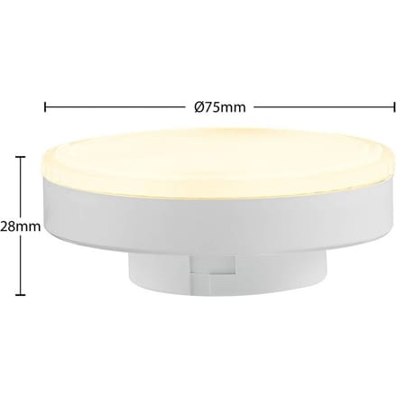Arcchio LED lamp GX53, 7 W, 3.000 K, Ø 7,5 cm
