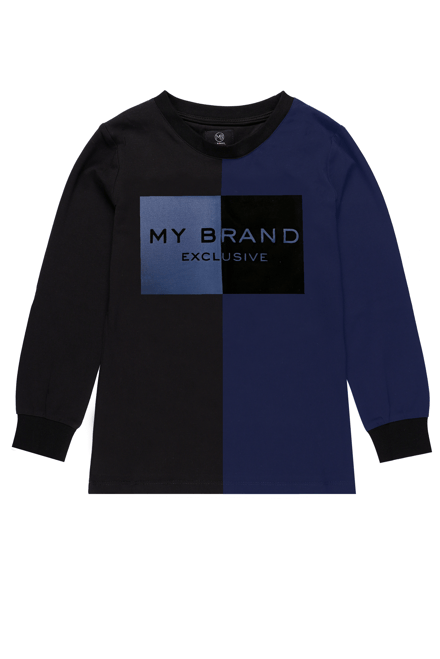 Two Sides Longsleeve | BLACK - BLACK / 3