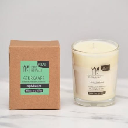 Votive geurkaars hop & kruiden