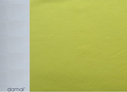 Damai Double Jersey Hoeslaken - Ledikant - 60x120 cm - Celery