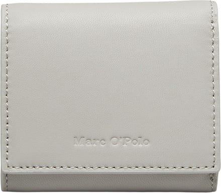 Marc O'Polo Leren Portemonnee Judis Combi Wallet Stone Grey Grijs