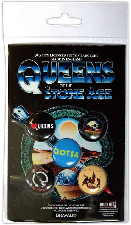 Queens Of The Stone Age - Logos Badge/button - Multicolours