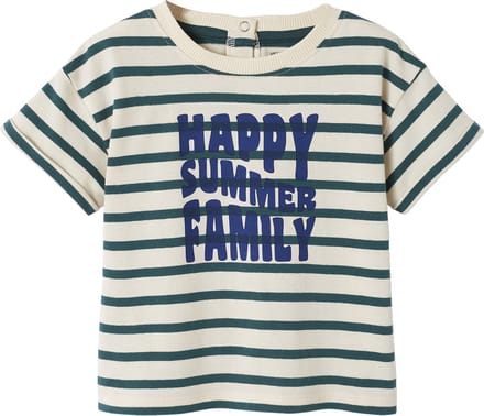 Vertbaudet Baby capsule t-shirt zeemansfamilie