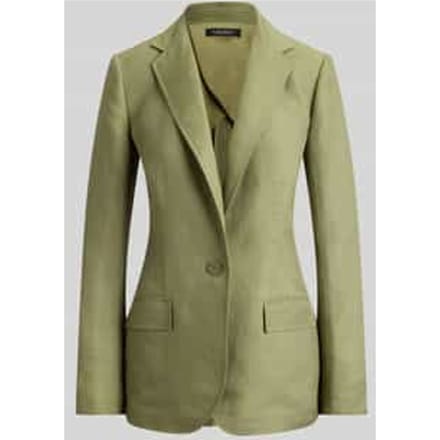regular fit blazer van linnenmix
