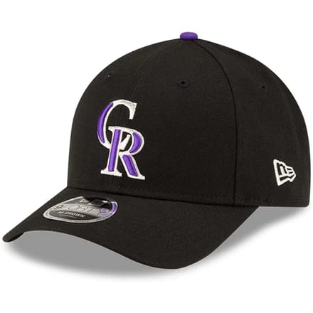 New Era Colorado Rockies MLB Player Replica Black 9FORTY M-Crown Adjustable Cap