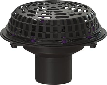 KESSEL-platdakafvoer Ecoguss - persfl., DN 125, zonder verwarming, 48312