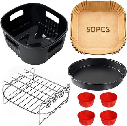 5-delige siliconen accessoireset voor Philips airfryer 4,1L