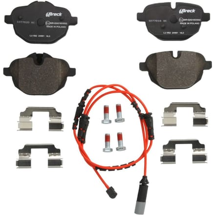 Remblokset BRECK 24561 00 552 20, achter
