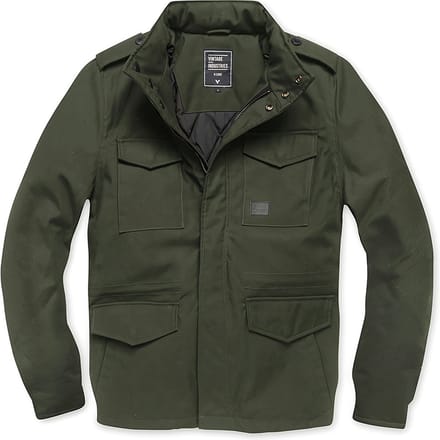 Vintage Industries Brent Parka Winterjas olijf L - Polyester - Basics