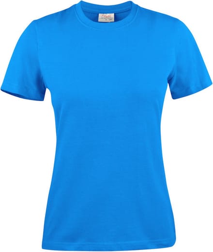 Printer HEAVY T-SHIRT LADY 2264014 - oceaanblauw - L