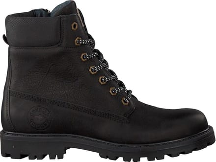 Develab Jongens Veterboots 41251 - Zwart - Maat 34