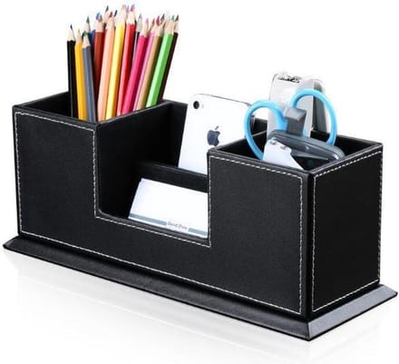 Prival Bureau Organizer – Pennenbak & Accessoirehouder – Zwart