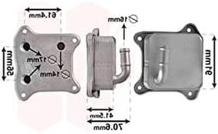 Olieradiator - Oliekoeler - Motor Koelen - Specifiek Model - 138 x 85 x 45 cm - null