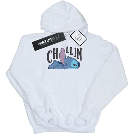 Disney Meisjes Lilo en Stitch Chillin Hoodie (Wit)