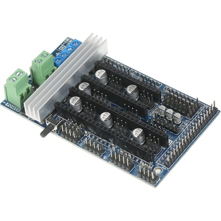 Base de la carte de commande Ramps 1.6 sur Ramps 1.5, panneau de commande à 4 couches avec extension du dissipateur thermique RAMPS 1.6