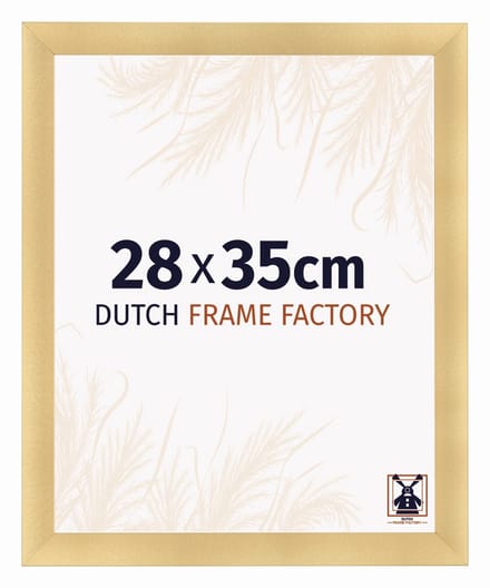 Fotolijst 28x35 cm - MDF - Goud Mat - Praag