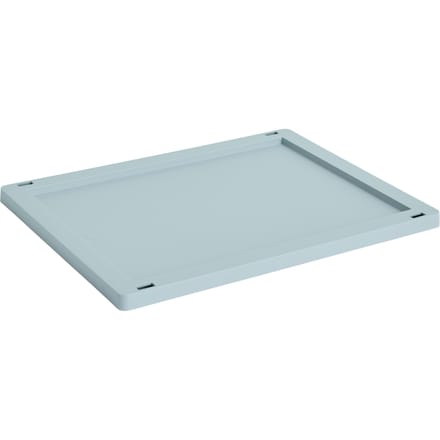 HAY Colour Crate Deksel M - ABS kunststof - dusty blue