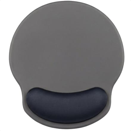 Techidna - Ergonomische Muismat met Polssteun - Grijs & Zwart - Gelkussen - Antislip - Compact