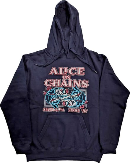 Alice In Chains - Totem Fish Hoodie/trui - S - Blauw