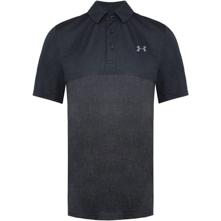 Under Armour Vanish Geblokt Heren Zwart Poloshirt