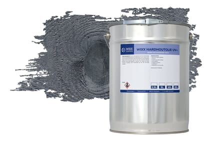 Wixx Hardhoutolie UV+ - 10L - Antraciet