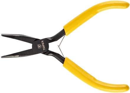 Topex - Precies Tang - Gebogen - 125 mm - Ergonomische Handgreep