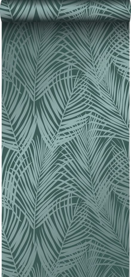 Origin Wallcoverings behang palmbladeren smaragd groen - 347710 - 0,53 x 10,05 m