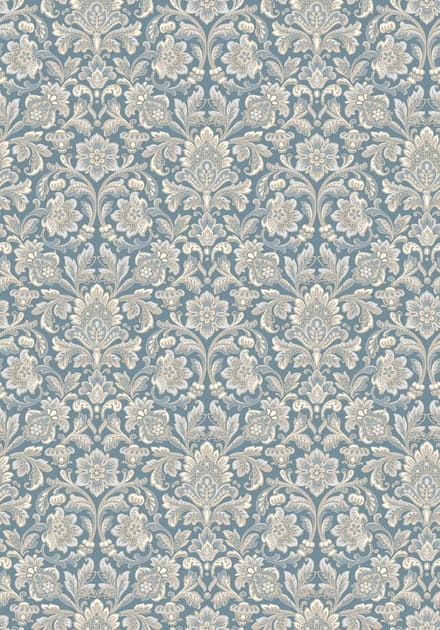 Boråstapeter Vliesbehang 4524 - Anno - Klassiek Blauw - 53cm x 10.05m