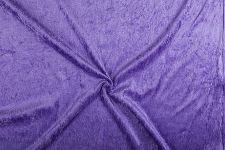 Velours de panne stof - Paars 43 - 1 meter