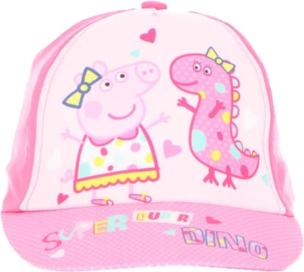 Peppa Pig pet/cap - 53 cm - roze