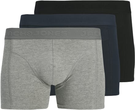 JACK&JONES - JACGILLI SOLID TRUNKS 3 PACK - Heren - Onderbroeken