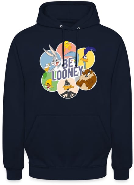 Looney Tunes Kaarakters Be Looney Hoodie Unisex