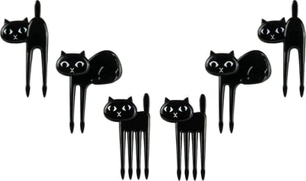 Bento Voedselprikkers - Zwarte Kat