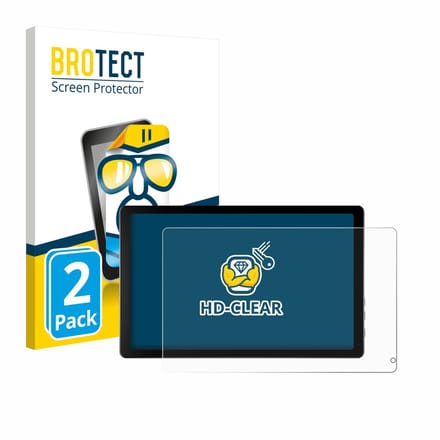 BROTECT - Screenprotector voor Laptok KB1001 10.1" - Folie Beschermfolie transparant 2 Stuks