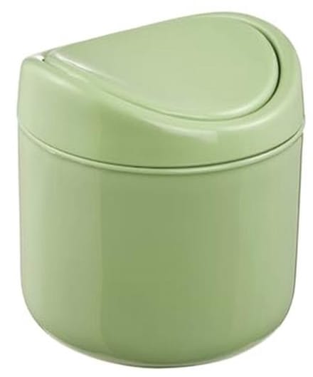 Groene Eco Prullebak Ø 14 x 13 cm - Duurzaam Afval Scheiden